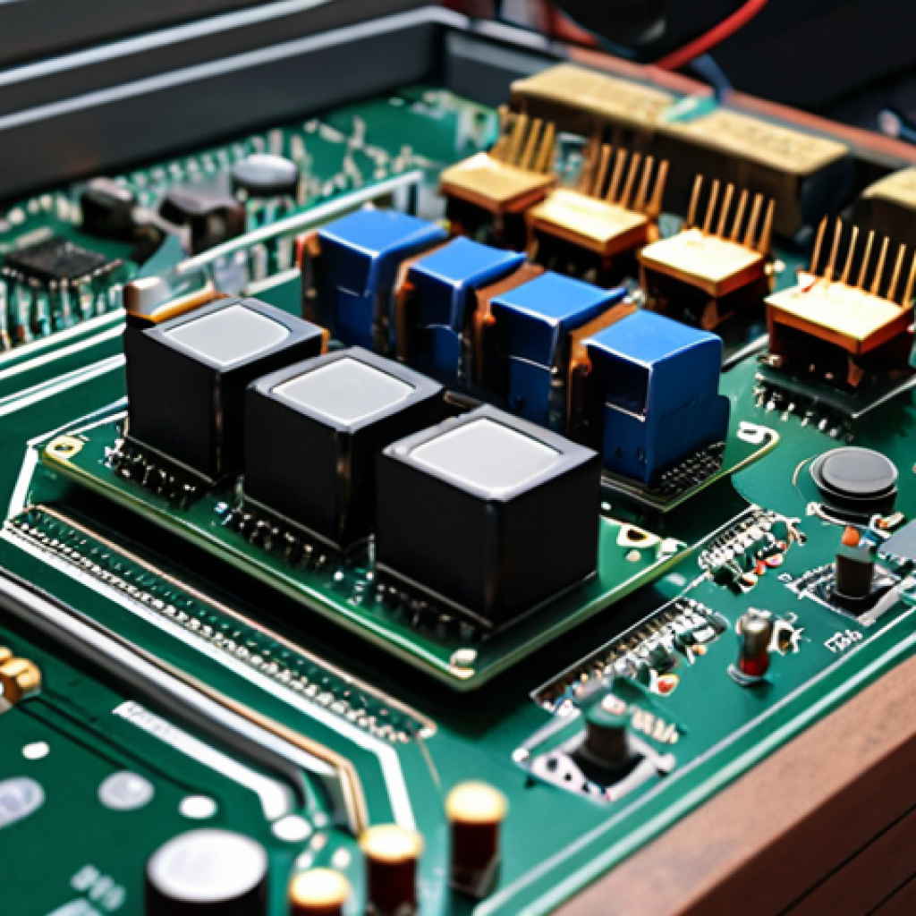 Image Prompt 1: The Precision Craft of Electronics**